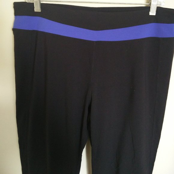 Tuff Athletics Pants Yoga Pants Pull On Black XL - Picture 2 of 9